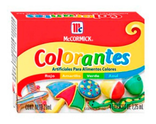 Colorantes artificiales McCormick 29 ml
