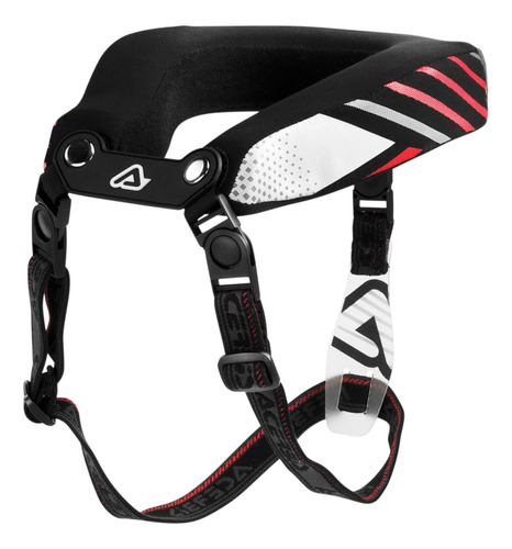 Protector De Cuello X-roll Acerbis Jr Negro/rojo