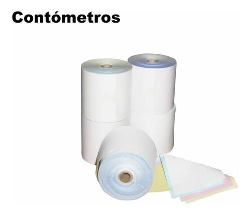 Rollos De Papel Contometro + 3 Copias (somos Fabricantes )