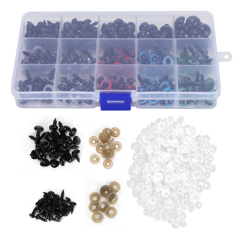 Diy Toy Materials, 640 Unidades, Arandela Colorida De Plásti