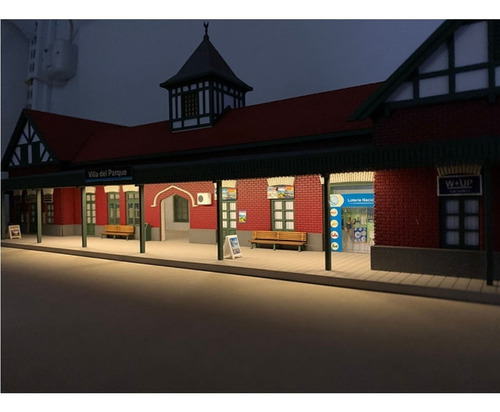 Estación Ho 1/87 Ferromodelismo Villa Del Parque Para Armar