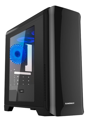 Gabinete Gamer Gamemax H602 Hero Micro Atx Fan 120mm Blue
