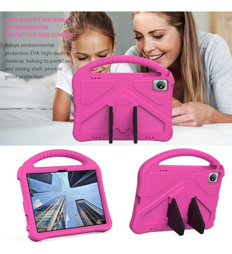 Para Tablet Eva Rosa Vermelha Para Blackview Tab 8 2020