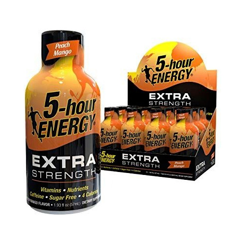 5-hour Energy Shots Extra Potente, Vitaminas 12 Pack Sfn