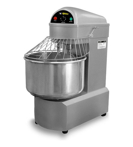 Amasadora Rhino De 50 Lts C/temporizador Tazon De Acero Inox