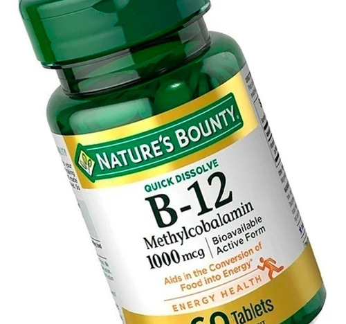 Natures Bounty Vitamina B12 X 60 Tabletas