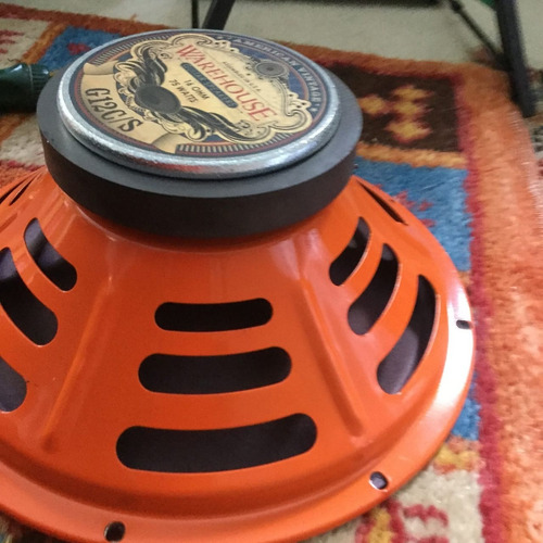 Parlante Wgs G12c/s 12 Made In U.s.a. Impecable Naranja (Usado)