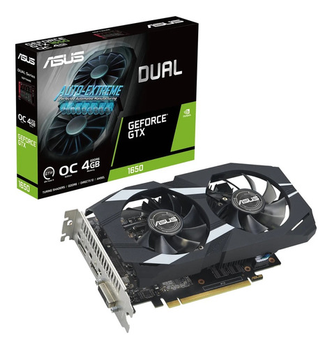 Tarjeta De Video Asus Gtx-1650 Dual Oc Edition 4gb Gddr6 Evo