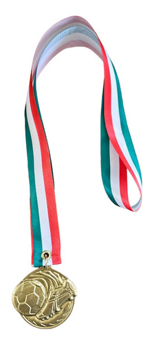 10 Medallas Fútbol 3d Ch Tricolor