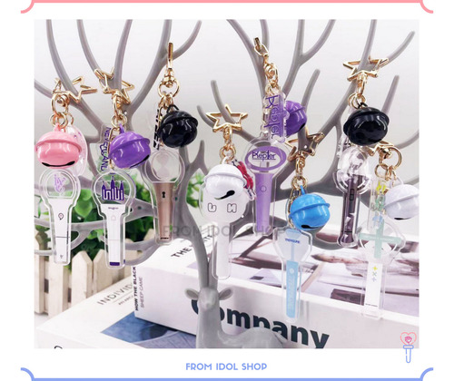 Llavero De Kpop ( Light Stick ) Cascabel Colgante