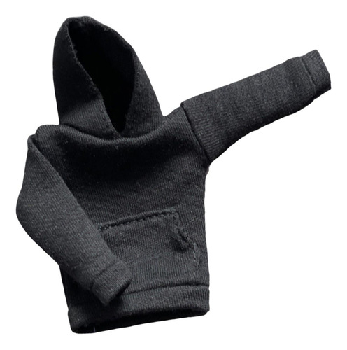 Sudadera Con Capucha De Tela En Miniatura A Escala 1/12 Para