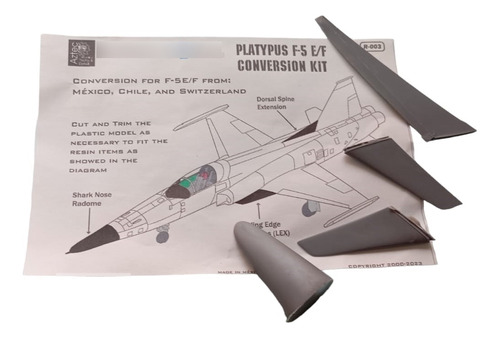 Kit De Conversión 1/48, Para El F-5e/f  (fam, Chile, Suiza) 