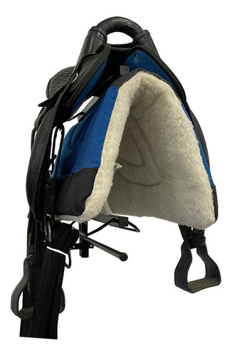 Suporte Para Selas E Mantas De Cavalo - Duplo De Parede Cor Preto