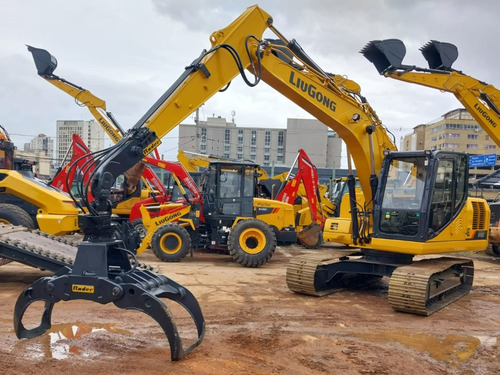 Escavadeira Liugong 915e 2021 Com Garra E Rotator Florestal
