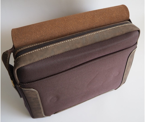 Imagen 8 de 9 de Maletin Morral De Cuero Hombre Marca Polo Tablet