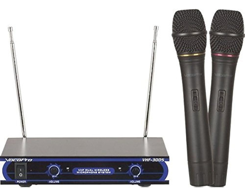 Vocopro Vhf-3005 Sistema De Micrófono Inalámbrico Vhf De Dob