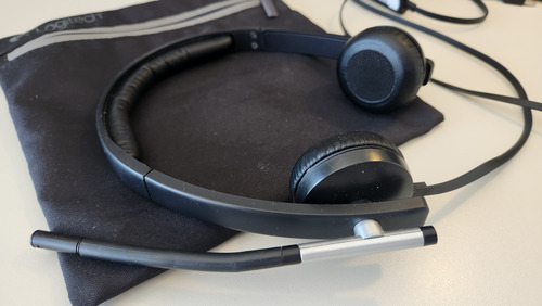 Auriculares Logitech H650 Stereo Headset Negro (Usado)