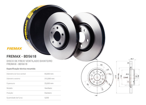 Discos Freio Dianteiro Jetta Gli 350 2019 2020 2021 22 23 24