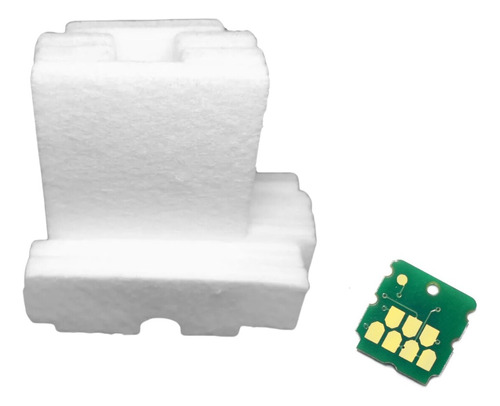 Almohadillas + Chip Para Caja Mantenimiento  Epson Sc F170 