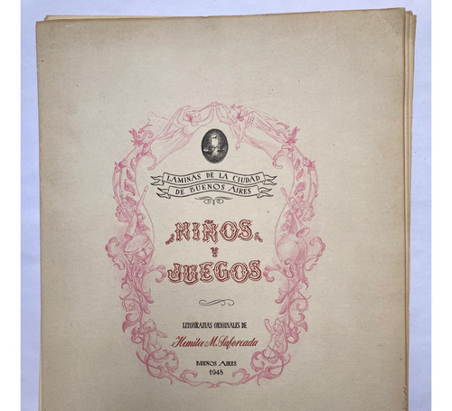 Hemilce M. Laforcada. Niños Y Juegos. 12 Litografías. 1948.