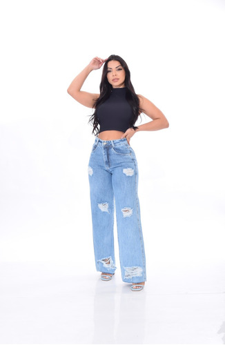 Calça Jeans Feminina Alta Qualidade Top