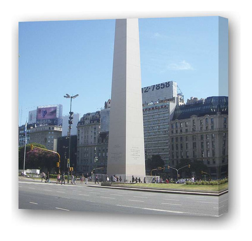 Cuadro 30x30cm Obelisco Dia Buenos Aires Monumento