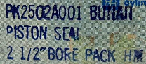 New Lot Of 9 Parker Pk2502a001 Piston Seal 2-1/2 Bore Bbx