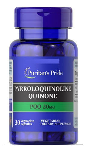 Pqq Pirroloquinolina Quinona 20mg 30 Caps Puritan's Pride