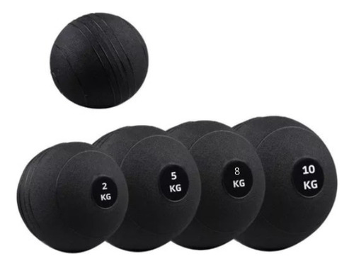 Kit Slam Ball Ahead Sports 2kg; 5kg; 8kg E 10kg Preta