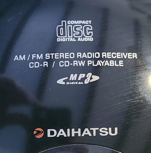 Radio Grabador Mp3 Daihatsu D-c230/mp3 Negro (Usado)