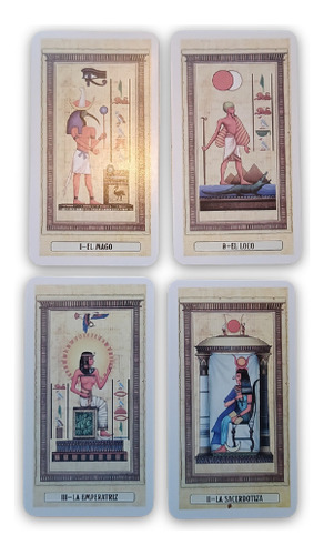 Combo Tarot Marsella Egipto Rider Plastificadas Con Guias