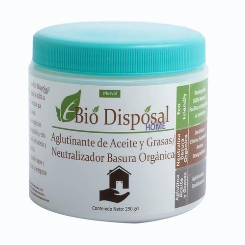 Elimina Olor Basura Y Aglutina Aceite 2 Piezas (total 500 Gr