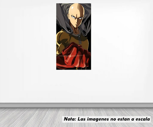 Vinil Sticker Pared 30cm Lado One Punch Man Anime Ld01