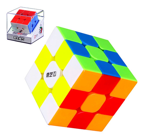 Imagen 1 de 10 de Cubo Magico Rubik 3x3 Magnetico Stickerless Velocidad Qiyi 
