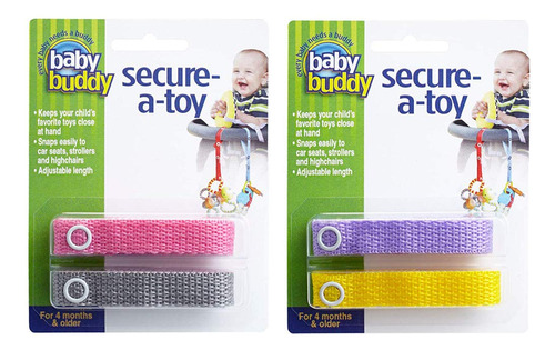 Baby Buddy Secure-a-toy, La Correa De Seguridad Asegura Jugu