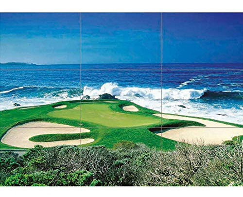 Doppelganger33 Ltd Ocean Golf Course Scenic Giant Poster
