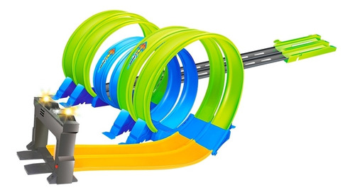 Pista Looping 360º Infantil Tipo Hot Wheels + 2 Carrinhos