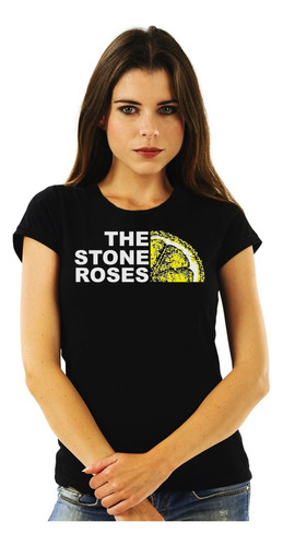 Polera Mujer The Stone Roses Logo Lemon Rock Impresión Direc