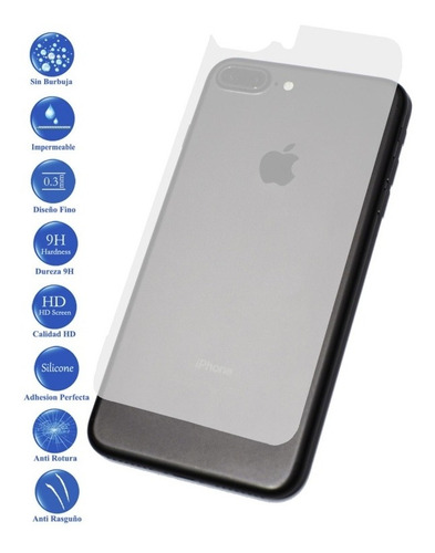 Vidrio Templado Trasero iPhone 7