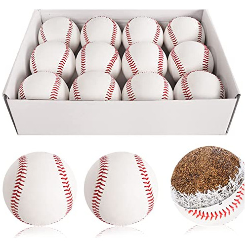 Bolas De Béisbol Adultos De Tamaño Estándar 6/12 Uni...