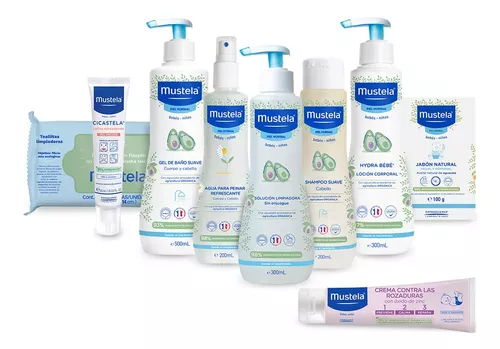 Mustela Baby Shower Pack + Pañalera, 10 Productos, Ideal