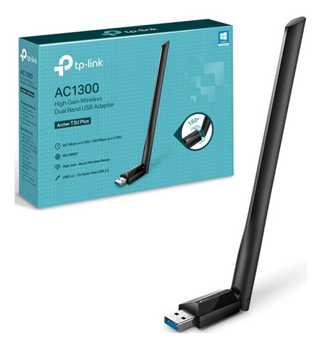Tp-link Archer T3u Plus Adaptador Usb Negro 1300 Mbps