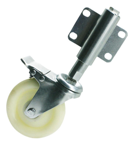 Rueda De Nailon Para Puerta De 3 Pulgadas Con Soporte De