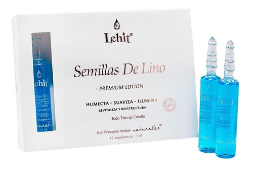 Lehit Semillas De Lino 12 Ampollas 13ml - mL a $333