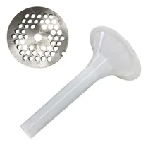 Comprar Disco Picadora Carne N32 + Embudo Plástico Chorizo Embutidos