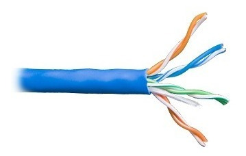 Bobina De Cable De 305 Metros, Utp Cat5e,de Color Azul, Ul,