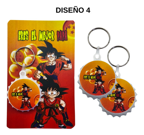 Dia Del Padre Destapador Corcholata 10pz Naranja