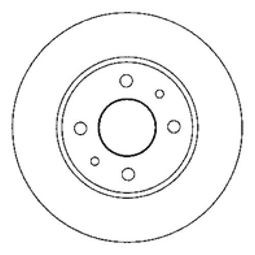 Disco Freno Delantero (240mm)bre Fiat Siena 96-00