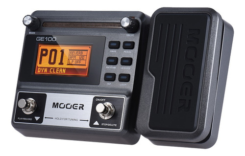 Procesador De Efectos De Mooer Ge100 Guitarra Pedal Con