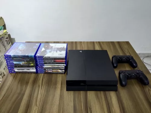 Playstation 4 Usado Sony Ps4 500gb Fat - Escorrega o Preço